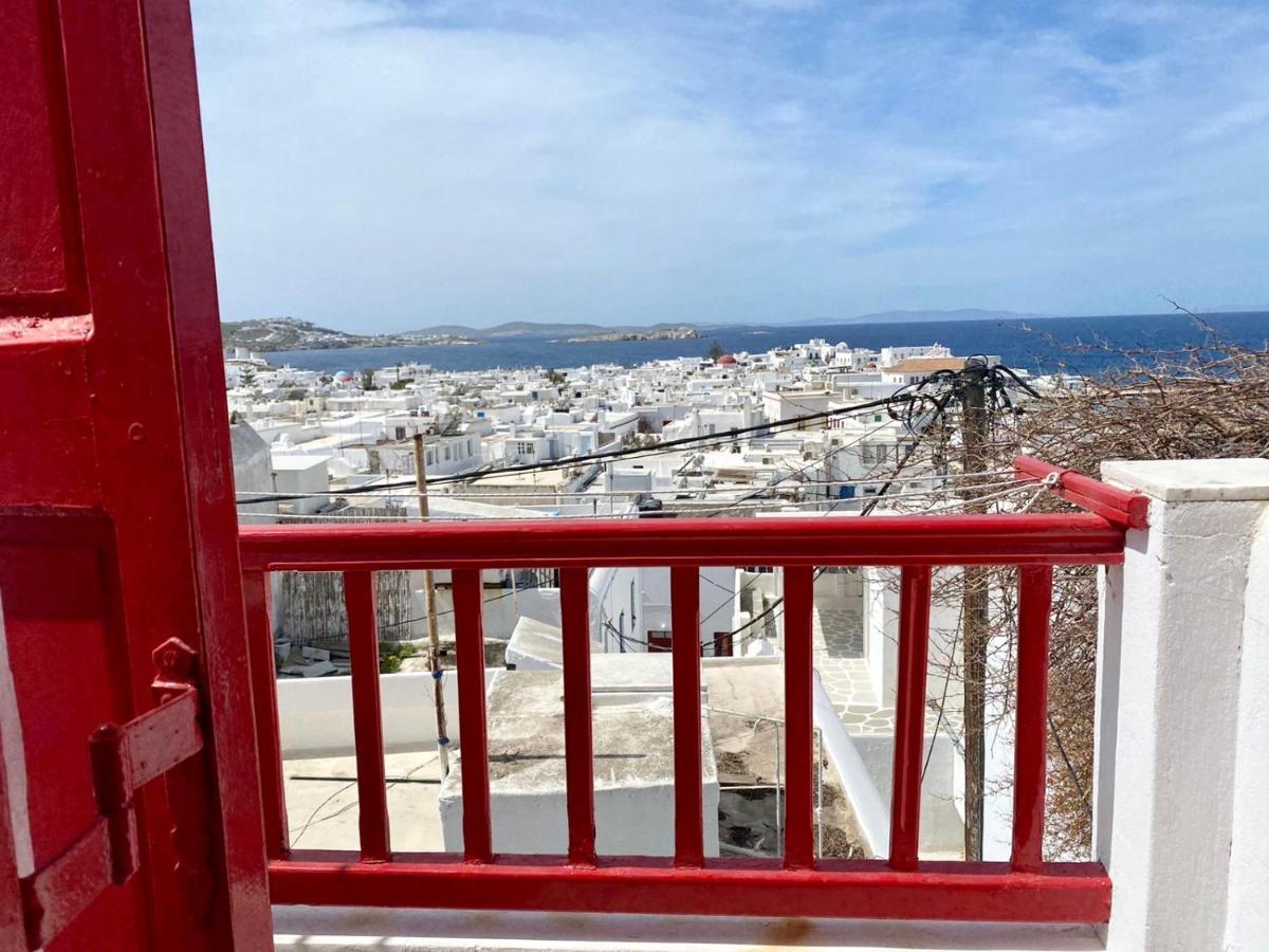 Elenitas Town House With Balcony And Sea View Apartman Mykonos Town Kültér fotó
