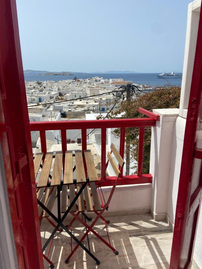 Elenitas Town House With Balcony And Sea View Apartman Mykonos Town Kültér fotó