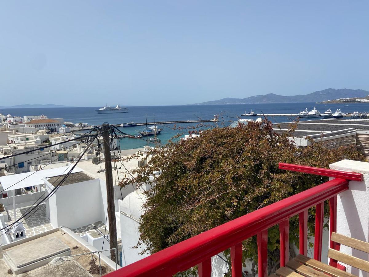 Elenitas Town House With Balcony And Sea View Apartman Mykonos Town Kültér fotó